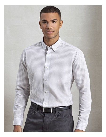 PRE-PR252-Mens Maxton Check Long Sleeve Shirt 2